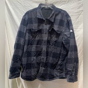 Men’s The North Face fleeced lined Flannel shirt Sz. XXL